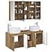 Set di Armadi da Bagno 4 pcs Rovere Artigianale - Foto miniatura 3