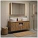 Set di Armadi da Bagno 4 pcs Rovere Artigianale - Foto miniatura 4
