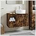 Set di mobili per il bagno 2 pz Rovere Fumo - Foto miniatura 9