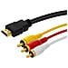 Cavo Audio Da Hdmi A 3 Rca 1.5m Trasmettitore Di Segnale Hd-av994 - Foto miniatura 6