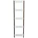 Scaffale Libreria Marrone E Bianco Mobile Duo - Foto miniatura 18