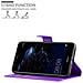Custodia Compatibile Con Huawei P10 Lite In Violetta Ametista - Coperchio Protettiva Con Chiusura Magnetica, Funzione Stand E Tasca Per Le Carte - Foto miniatura 4