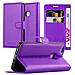 Custodia Compatibile Con Huawei P10 Lite In Violetta Ametista - Coperchio Protettiva Con Chiusura Magnetica, Funzione Stand E Tasca Per Le Carte - Foto miniatura 5
