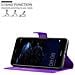 Custodia Compatibile Con Huawei P10 Lite In Violetta Ametista - Coperchio Protettiva Con Chiusura Magnetica, Funzione Stand E Tasca Per Le Carte - Foto miniatura 8