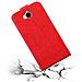 Custodia Compatibile Con Huawei Y6 2017 / Y5 2017 In Rosso Mela - Coperchio Protettivo In Design Flip Con Chiusura Magnetica - Foto miniatura 3