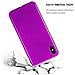 Custodia Compatibile Con Apple Iphone Xs Max In Viola - Coperchio Protettivo In Silicone Tpu Flessibile Con Design Spazzolato - Foto miniatura 2