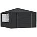 Gazebo Professionale Con Pareti 4x4 M Verde 90 G / m² - Foto miniatura 1