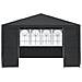 Gazebo Professionale Con Pareti 4x4 M Verde 90 G / m² - Foto miniatura 8