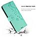 Custodia Compatibile Con Samsung Galaxy S10 In Turchese Fiore - Coperchio Protettivo In Design Floreale Con Chiusura Magnetica, Funzione Stand E Slot Per Carte - Foto miniatura 9