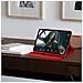 Custodia Samsung Galaxy Tab A7 10.4 2020 Supporto Regolabile 360° - Rosso - Foto miniatura 4