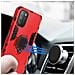 Cover Xiaomi Poco M3 / Redmi 9t Bi-materiale Anello Supporto Video Rosso - Foto miniatura 3