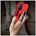 Cover Xiaomi Poco M3 / Redmi 9t Bi-materiale Anello Supporto Video Rosso - Foto miniatura 4