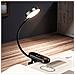 Home Comfort Di Lettura Mini Clip Della Lampada + Cavo, 400 Mah, 4000k Charing, 3w Grigio Scuro (dgrad-0g)  - Foto miniatura 5