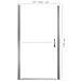 Porta Per Doccia In Vetro Temperato Smerigliato 100x178 Cm - Foto miniatura 4