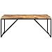 Tavolo Da Pranzo 180x90x76 Cm Legno Massello Di Acacia E Mango - Foto miniatura 5