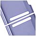 Cover Rigida Samsung Z Flip 3 In 2 Parti Banda Antiscivolo Viola - Foto miniatura 2