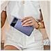 Cover Rigida Samsung Z Flip 3 In 2 Parti Banda Antiscivolo Viola - Foto miniatura 3