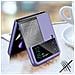 Cover Rigida Samsung Z Flip 3 In 2 Parti Banda Antiscivolo Viola - Foto miniatura 4