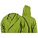 Accappatoio Con Cappuccio In Microfibra Adulto Unisex In Tinta Unita Vari Colori Xxl Verde - Foto miniatura 9