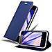Custodia Compatibile Con Nokia Lumia 550 In Classy Blu Scuro - Coperchio Protettiva Con Chiusura Magnetica, Funzione Stand E Tasca Per Le Carte - Foto miniatura 1