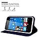 Custodia Compatibile Con Nokia Lumia 550 In Classy Blu Scuro - Coperchio Protettiva Con Chiusura Magnetica, Funzione Stand E Tasca Per Le Carte - Foto miniatura 3