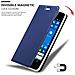 Custodia Compatibile Con Nokia Lumia 550 In Classy Blu Scuro - Coperchio Protettiva Con Chiusura Magnetica, Funzione Stand E Tasca Per Le Carte - Foto miniatura 7