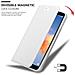 Custodia Compatibile Con Honor 7x In Classy Argento - Coperchio Protettiva Con Chiusura Magnetica, Funzione Stand E Tasca Per Le Carte - Foto miniatura 8
