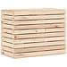 Cesto Per Bucato 88,5x44x66 Cm Legno Massello Pino - Foto miniatura 2
