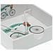 Portatovagliolo Bicicletta Legno 18 X 7 X 18 Cm - Foto miniatura 2