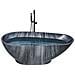 Vasca Da Bagno Freestanding Rioja 170 X 80 Cm Marmo Nero - Foto miniatura 3