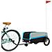 Rimorchio Da Bici Nero E Blu 30 Kg In Ferro - Foto miniatura 3