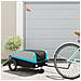 Rimorchio Da Bici Nero E Blu 30 Kg In Ferro - Foto miniatura 1