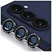 Proteggifotocamera Per Samsung Z Fold6 Vetrino 9h Bordo Metallo, Nero - Foto miniatura 2