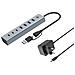 HUBBIES20GP hub di interfaccia USB 3.2 Gen 1 (3.1 Gen 1) Type-C 5000 Mbit /s Grigio - Foto miniatura 1