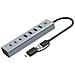 HUBBIES20GP hub di interfaccia USB 3.2 Gen 1 (3.1 Gen 1) Type-C 5000 Mbit /s Grigio - Foto miniatura 3