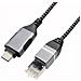 Cavo Usb-c Maschio A Ethernet Rj45 Maschio 2m - Foto miniatura 3