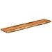 Mensola A Muro 90x20x2,5cm Rettangolare Legno Acacia Bordi Vivi - Foto miniatura 3