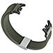 Cinturino In Nylon Intrecciato Per Xiaomi Mi Band 8/9 Green - Foto miniatura 3