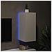 Mobile TV a Parete con Luci LED Bianco 30,5x35x70 cm - Foto miniatura 7