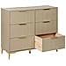 Cassettiera 6 Cassetti Walcott Beige - Foto miniatura 3