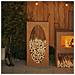 Rastrelliera per Legna da Ardere 50x23x100 cm in Acciaio Corten - Foto miniatura 4