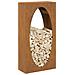 Rastrelliera per Legna da Ardere 50x23x100 cm in Acciaio Corten - Foto miniatura 6