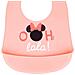 Bavaglino Per Neonati Con Chiusura Regolabile E Tasca Raccogli-briciole, Rosa - Foto miniatura 5