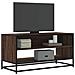 Mobile Tv Rovere Marrone 91x40x46 Cm Legno Multistrato Metallo - Foto miniatura 1