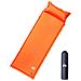Materasso Campeggio Autogonfiabile Cuscini 1 Persona Arancio - Foto miniatura 1