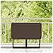 Tavolo Pieghevole da Giardino Marrone 90x51x75 cm Polyrattan - Foto miniatura 3