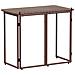 Tavolo Pieghevole da Giardino Marrone 90x51x75 cm Polyrattan - Foto miniatura 6