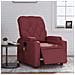 Poltrona Massaggiante Reclinabile Rosso Vino in Similpelle - Foto miniatura 2