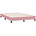 Giroletto a Molle con Materasso Rosa 140x220 cm in Velluto - Foto miniatura 6