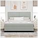 Letto a Castello con Materasso Grigio Chiaro Super King in Velluto - Foto miniatura 5